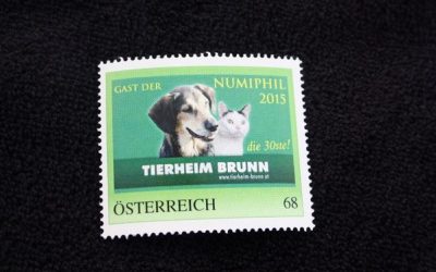 Briefmarke Tierheim Brunn